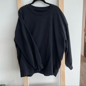 Lululemon Perfectly Oversized Crew Black